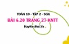 Bài 6.20 trang 27 Toán 10 tập 2 Kết nối tri thức